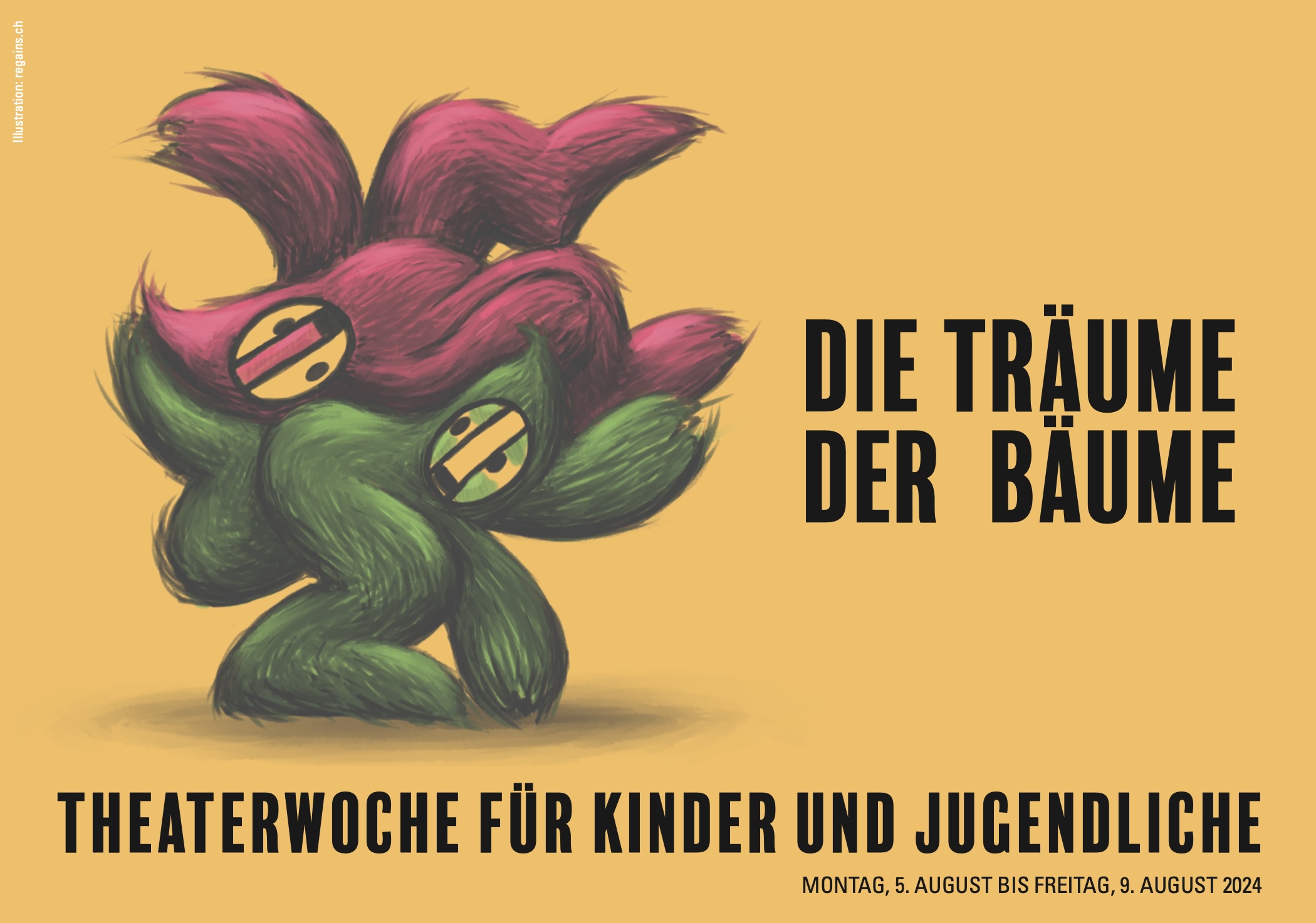 05.08 bis 09.08.24 | ganztags | Theaterwoche | Waldspielplatz Niederscherli